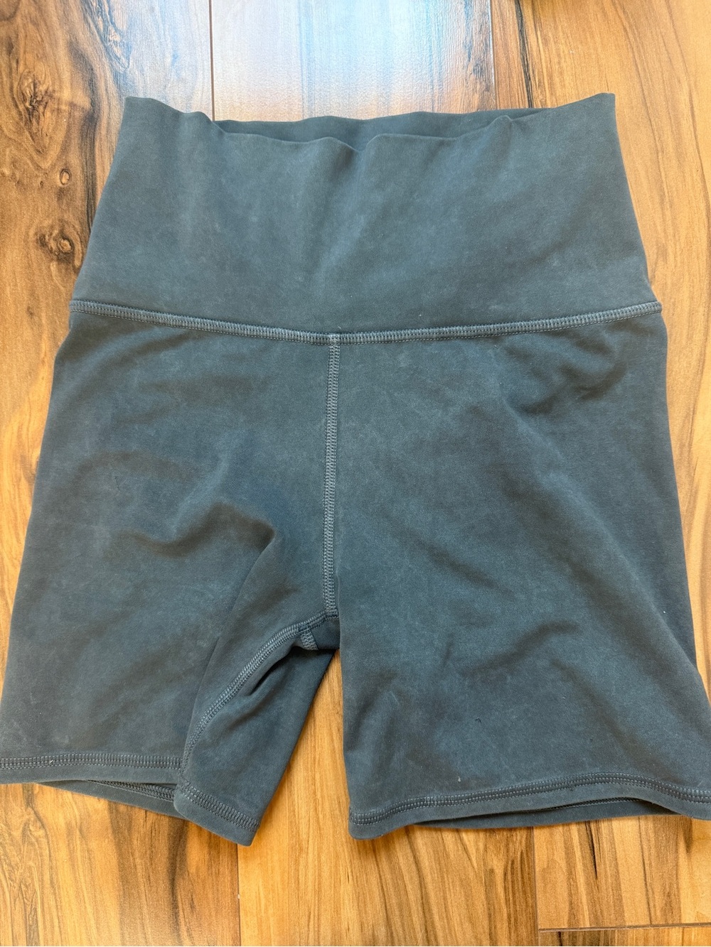 Vuori Grey Biker Shorts